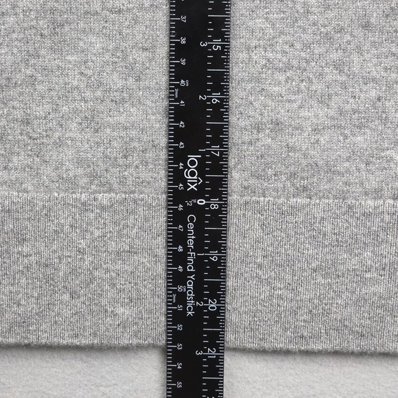 Quince Mongolian Cashmere Shrunken Sweater Vest Heather Grey Large L - Picture 5 of 6